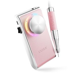 L'UGX Pink Leather Professional Nail Drill LG902